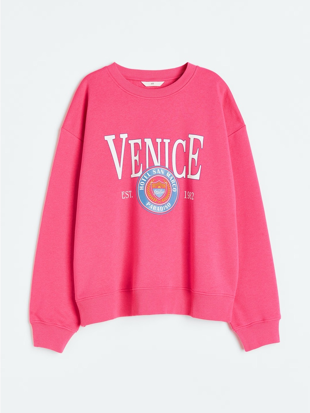 Venice Graphic Sweatshirt - Coral Pink